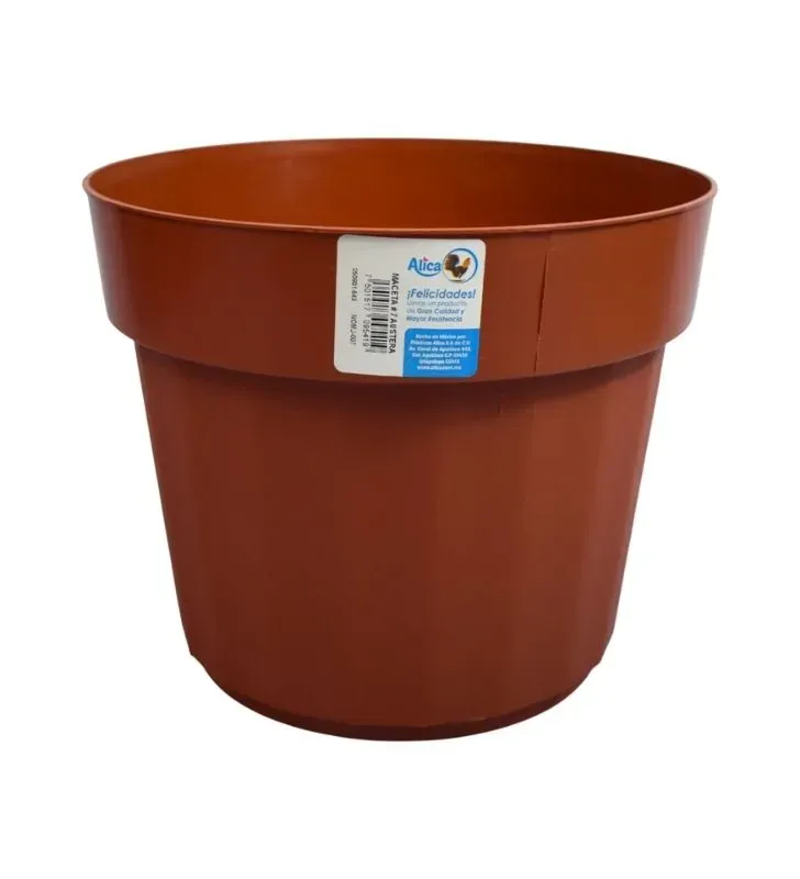 Maceta de Plástico Alica No.7 Austera NOMJ-007 – Jardinería Terracota