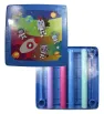 Mesa Cuadrada Infantil Alica PA018 Fantasía Colores – Mueble de Plástico para Niños