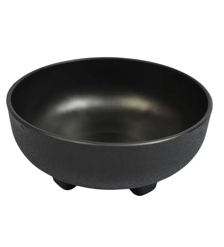 Molcajete Salsero de Plástico Alica NOMC-032 Negro - Imitación Piedra