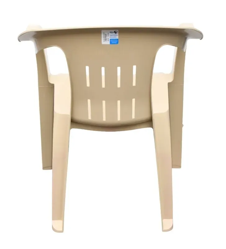 Sillón Confort Alica B001-BE de Plástico Apilable - Color Beige