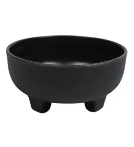Molcajete Salsero Chico de Plástico Alica NOMC-033 Negro - Imita Piedra