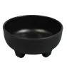 Molcajete Salsero Chico de Plástico Alica NOMC-033 Negro - Imita Piedra