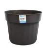 Maceta de Plástico Alica No.6 Austera Chocolate NOMJ-006-CH – Artículos de jardín