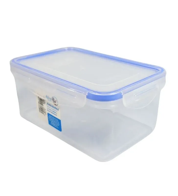 Recipiente Rectangular Bella Vista Alica A343-1R de 1 Litro con Tapa