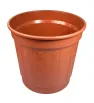 Maceta de Plástico Alica A047 50 Litros – Color Barro Terracota para Jardín
