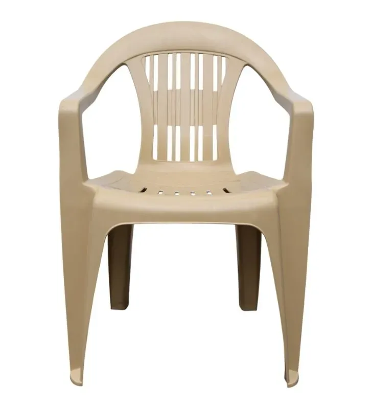 Silla Mérida Alica PA035-BE de Plástico Apilable - Color Beige