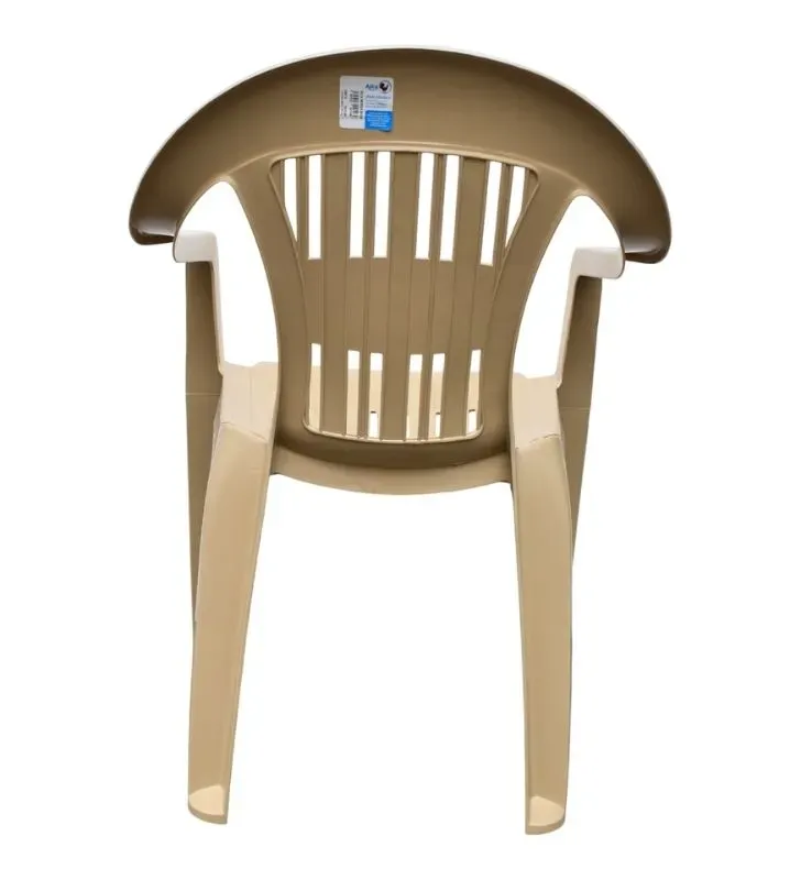 Silla Mérida Alica PA035-BE de Plástico Apilable - Color Beige
