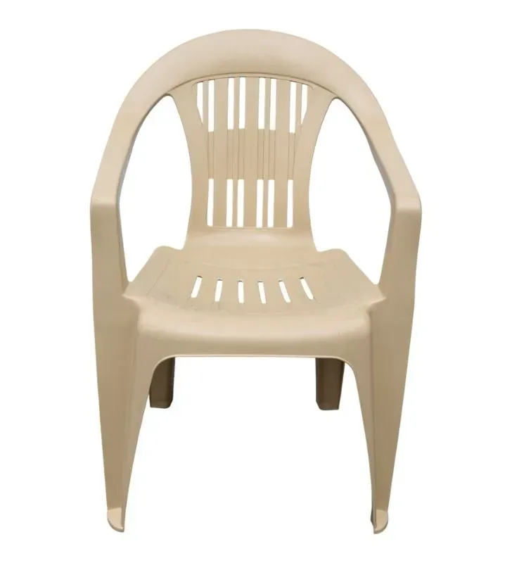Silla Mérida Alica PA035-BE de Plástico Apilable - Color Beige