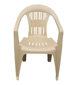 Silla Mérida Alica PA035-BE de Plástico Apilable - Color Beige