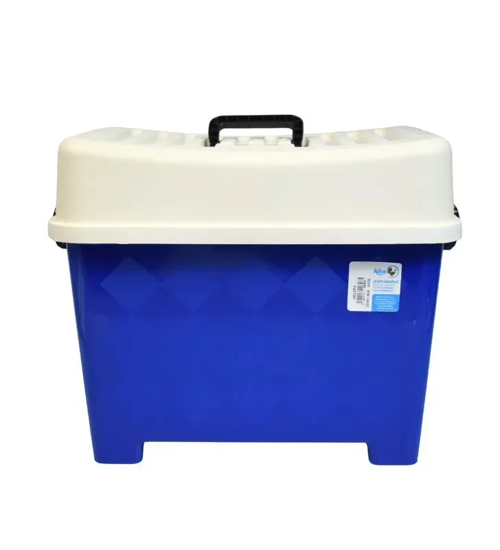 Hielera de Plástico Alica AI002 - Nevera Portátil Azul para Bebidas