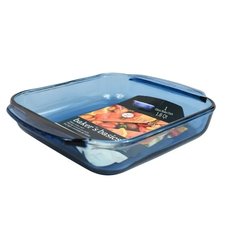 Bandeja Cuadrada de Vidrio Libbey T002 – color azul