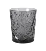 Vaso Libbey 6249 Hobstar Atomizado Smoke - Cristalería Gris Ahumado