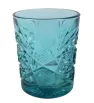 Vaso Libbey 6249 Hobstar Turquesa Aromizado - Cristalería de Color