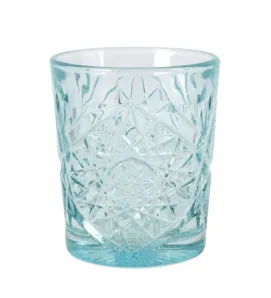 Vaso Libbey 6249 Hobstar Turquesa Aromizado - Cristalería de Color