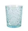 Vaso Libbey 6249 Hobstar Turquesa Aromizado - Cristalería de Color