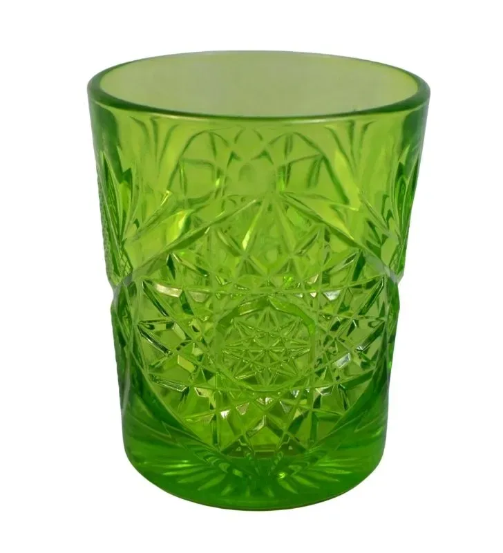Vaso Libbey 6249 Hobstar Olive Green 355 ml – DOF Verde Olivo