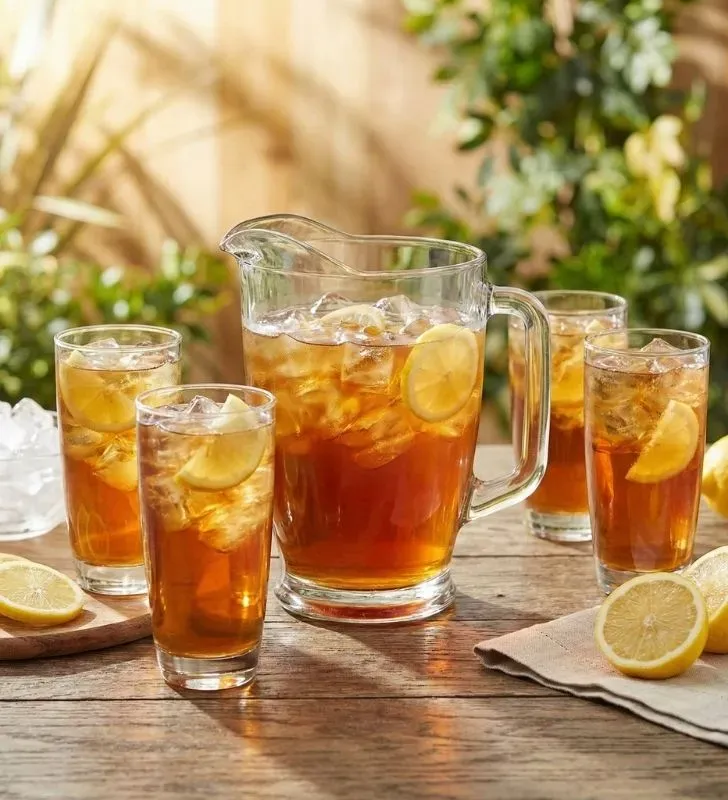 Juego de Agua Libbey Camelot 5 Piezas – Jarra 2L y 4 Vasos 15.8 oz