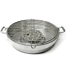 Asador para Estufa Timesa 30 cm – Aluminio para Carnes y Mariscos