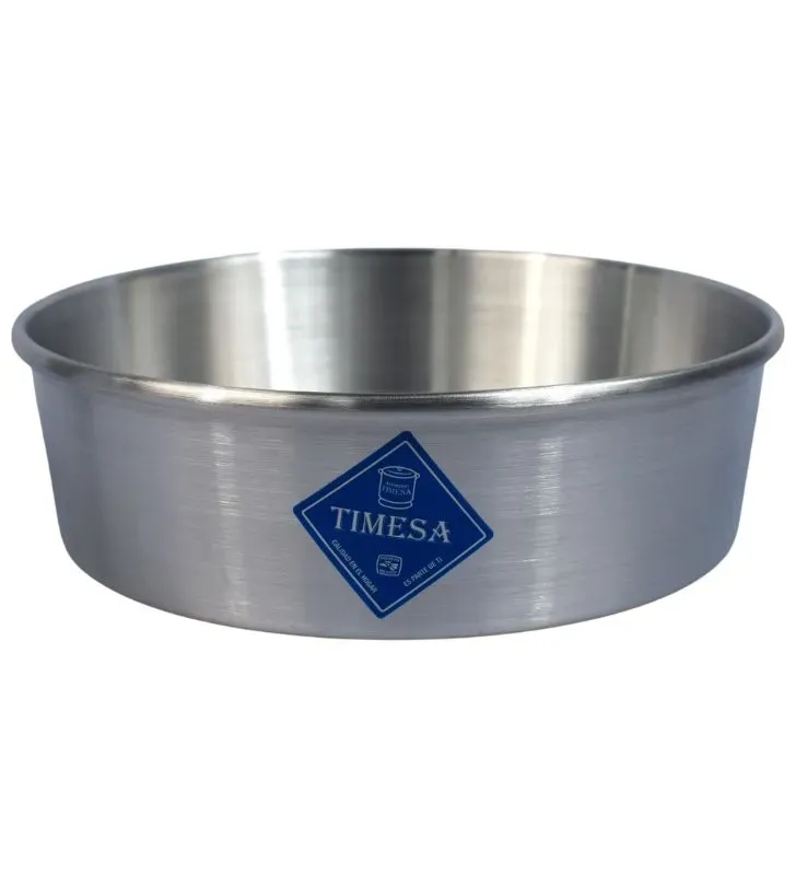 Molde Redondo para Pastel Timesa No. 28 (28 cm) de Aluminio