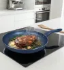 Sartén Odísea Timesa No. 30 – Antiadherente Marmolado Azul