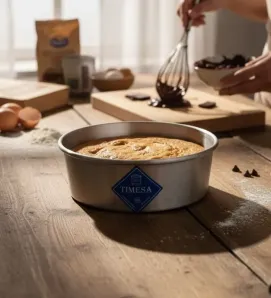 Molde para Pastel Timesa No. 18 – Aluminio Redondo Individual
