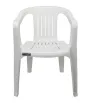 Silla Brexia Blanca Marca Duna  PDA025A-012 – Plástico Exterior