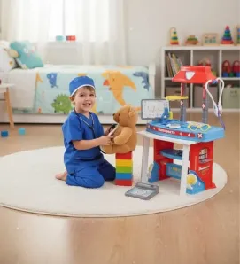 Juguete Doctor Set KIMBO con Estación Médica y Peluche