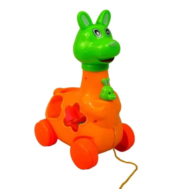 Encastre Rueditas Kimbo Canguro y Elefante – Clasificador de Formas Early Learning