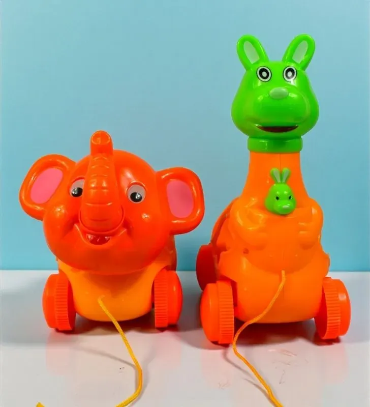 Encastre Rueditas Kimbo Canguro y Elefante – Clasificador de Formas Early Learning