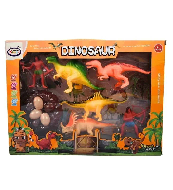 Set de Dinosaurios Kimbo Ancient World HW19045046 – Figuras de Plástico