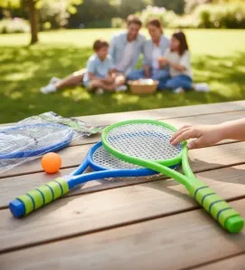 Set de Raquetas en Bolsa HW23053649 – Bádminton y Pelota Recreativa