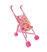 Carriola de Plástico Plegable Rosa para Muñecas – Juguete de Rol
