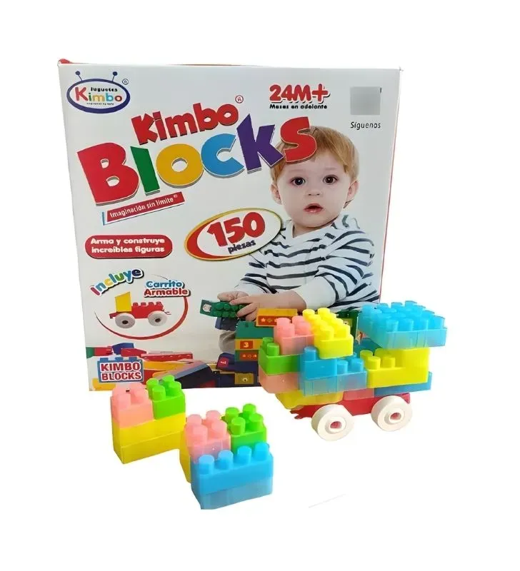 Kimbo Blocks 150 Piezas – Mega Set de Construcción Didáctico