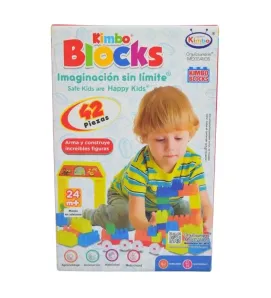 Kimbo Blocks 42 Piezas – Bloques de Construcción Didácticos para Niños