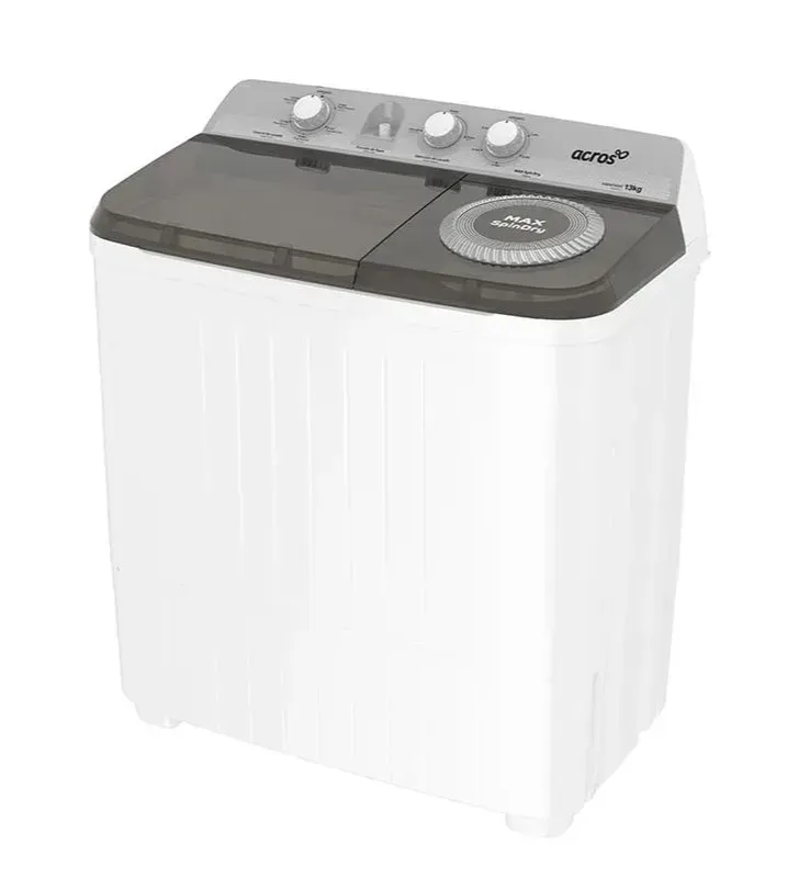 Lavadora semiautomática Acros ALD1335JE 13 kg – Doble tina con MaxSpinDryc
