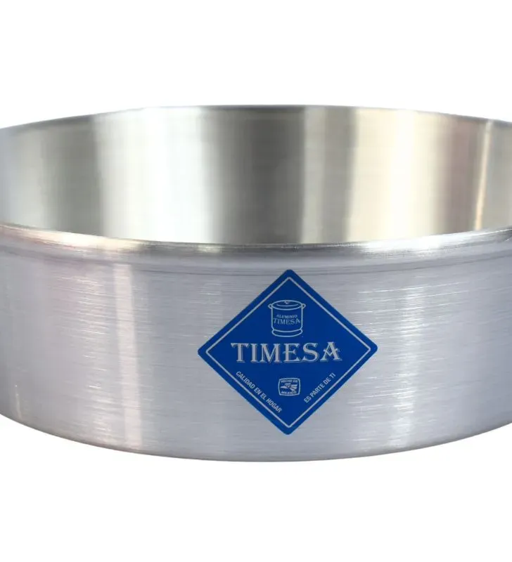 Molde para Pastel Timesa No. 26 – Aluminio Redondo