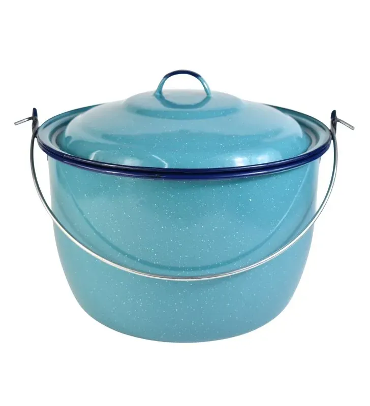 Olla Convexa Cinsa 26 cm – 9.9 L Azul Turquesa con tapa