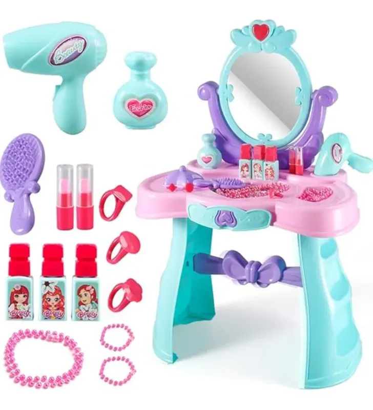 Tocador Infantil Pretty Beauty Juguetes Kimbo - Luz y Sonido