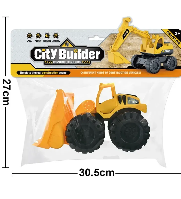 Camión de Construcción City Builder Juguetes Kimbo - Maquina cargadora