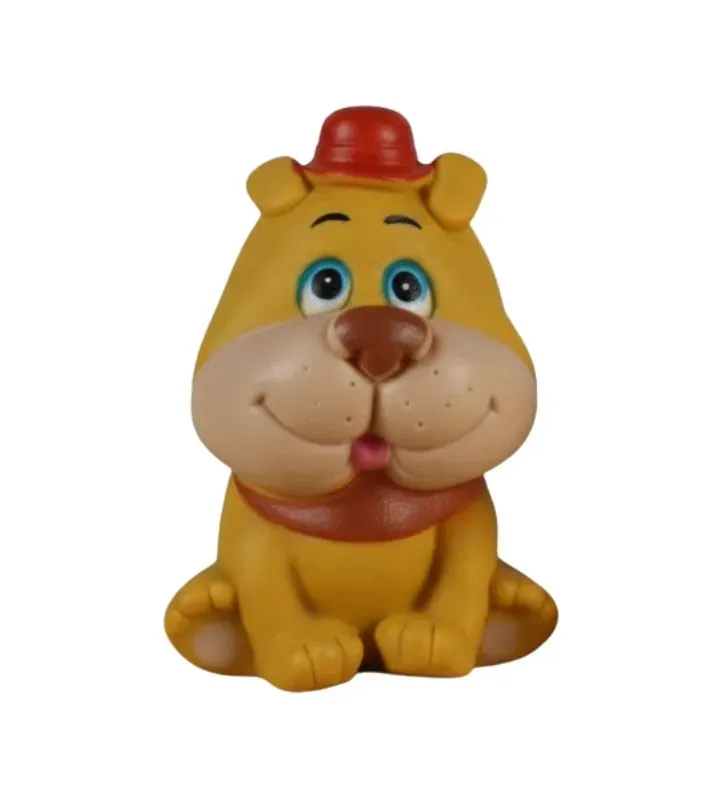 Pareja de Perritos de Plástico para Muñecas Paty – Set de Mascotas Blanco y Café