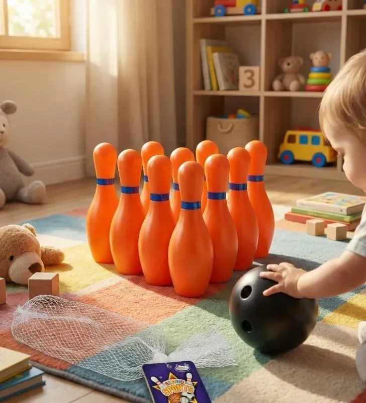 Juego de Boliche Infantil 10 Pzas Kimbo - Super Sports