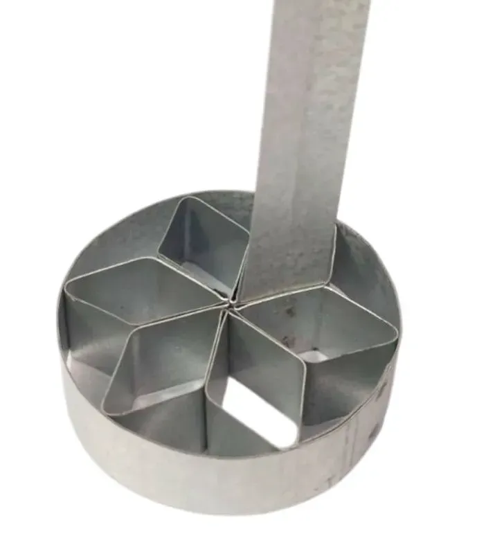 Molde para Buñuelos Chico de Metal Galvanizado con Mango - Industrias Gilo