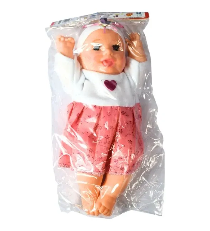 Muñeca Gateadora Niña Muñecas Lety – Blanco/Fucsia