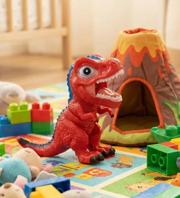 Figura Dinosaurio Muñecas Lety – Colores Rojo/Verde/Azul