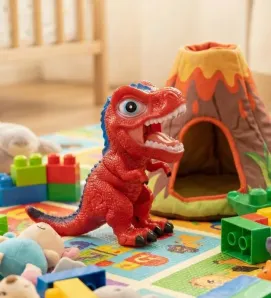 Figura Dinosaurio Muñecas Lety – Colores Rojo/Verde/Azul