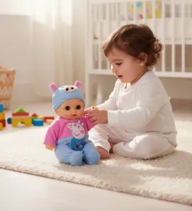 Muñeco Kikin de plástico Bebé para Juego de Roles - Muñecas Lety