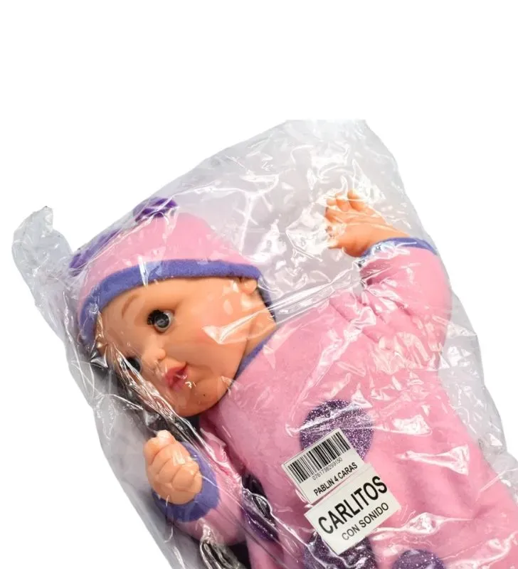 Muñeco Pablín de Goma con Sonido para Juego de Roles - Muñecas Lety