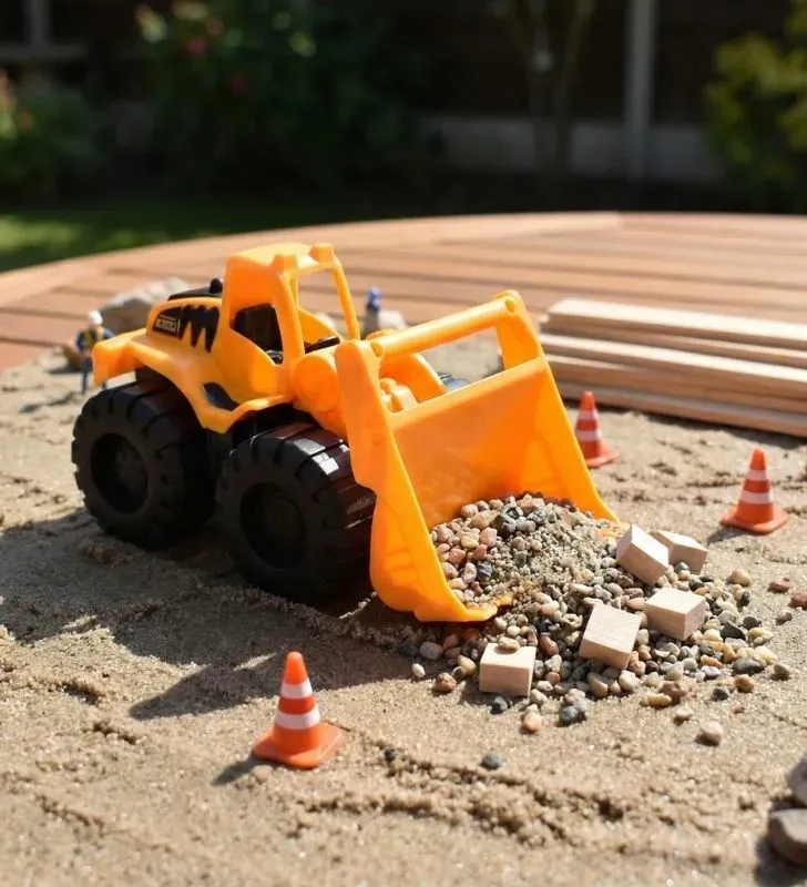 Camión de Construcción City Builder Juguetes Kimbo - Maquina cargadora