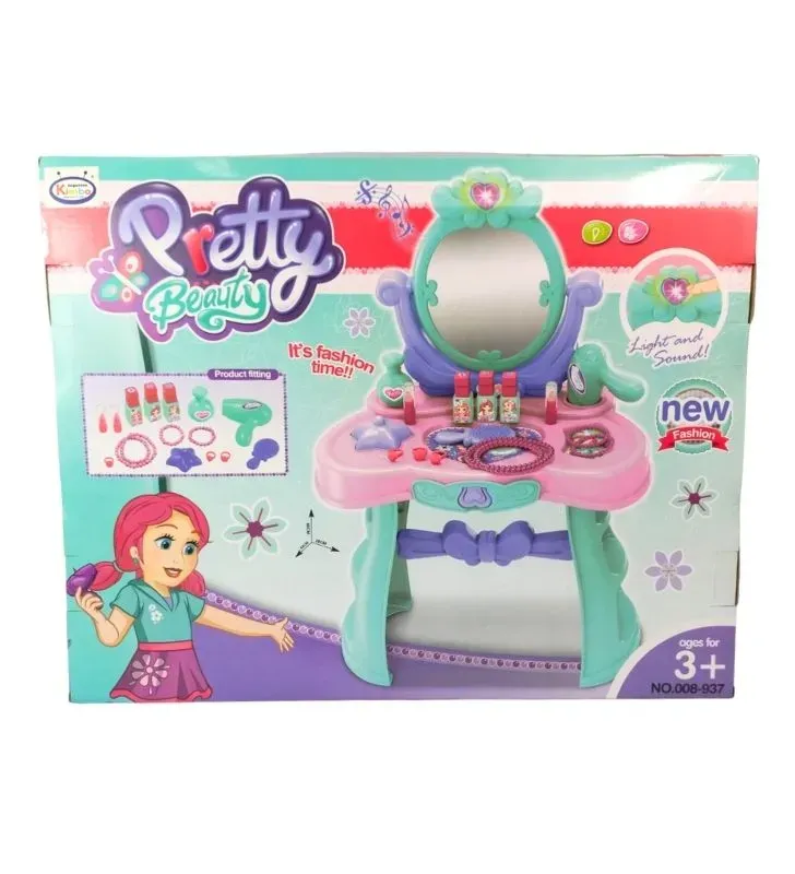 Tocador Infantil Pretty Beauty Juguetes Kimbo - Luz y Sonido
