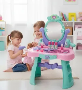 Tocador Infantil Pretty Beauty Juguetes Kimbo - Luz y Sonido